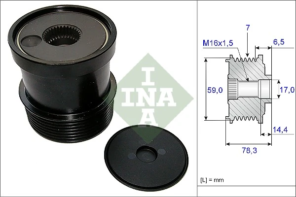 Alternator Freewheel Clutch